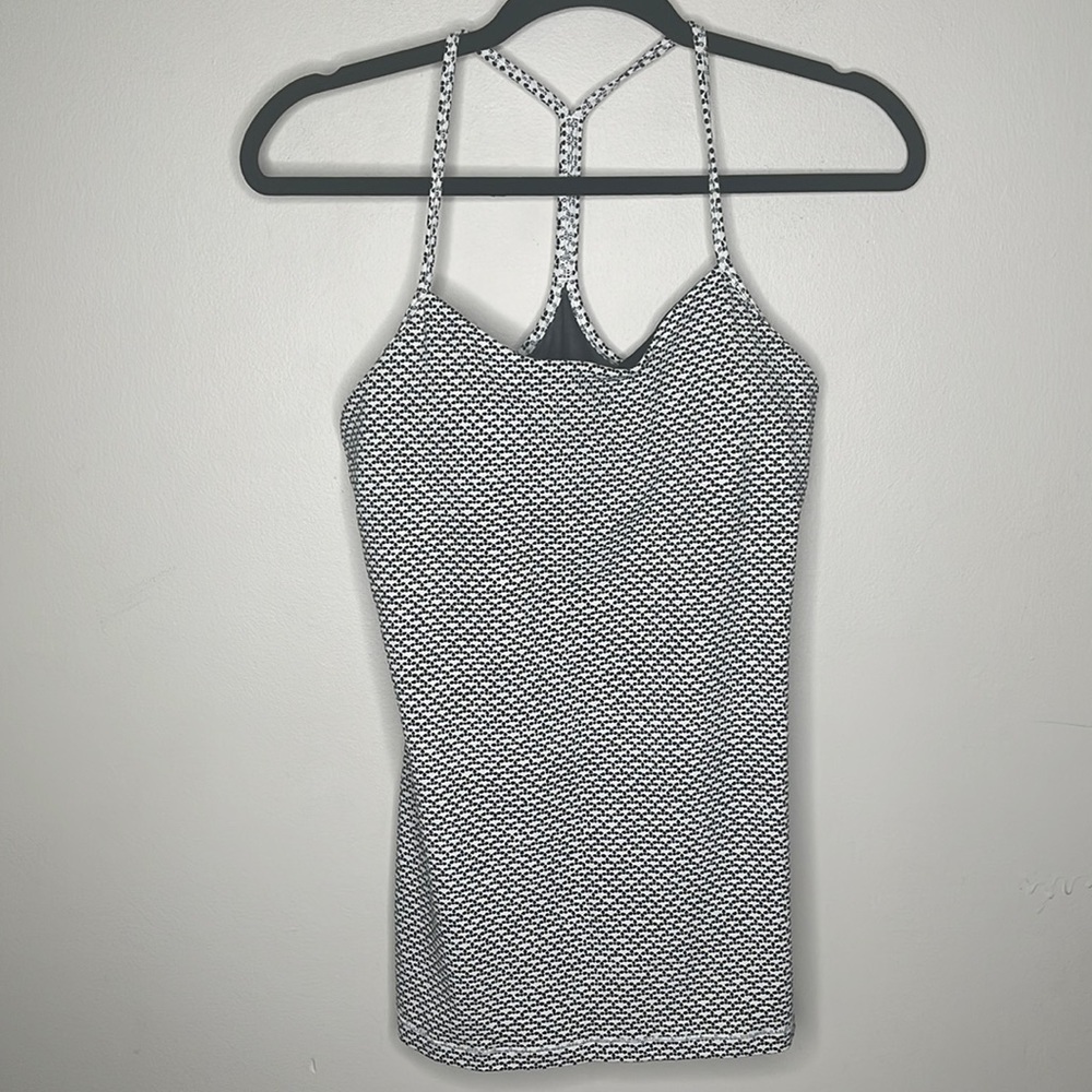 lululemon athletica Grey Patterned Slim Strap Tank Top - Picture 3 of 6
